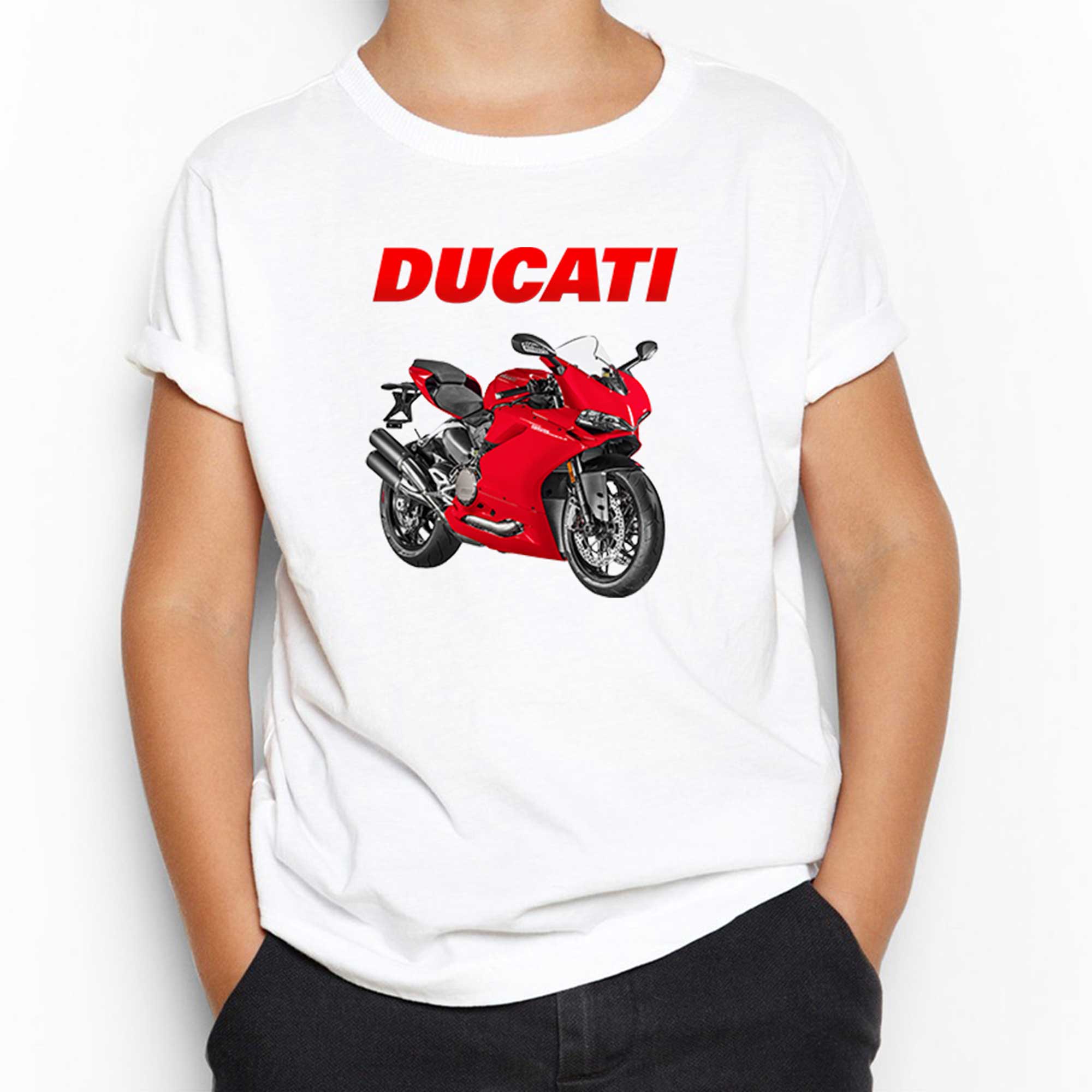 Ducati 959 Beyaz Çocuk Tişört