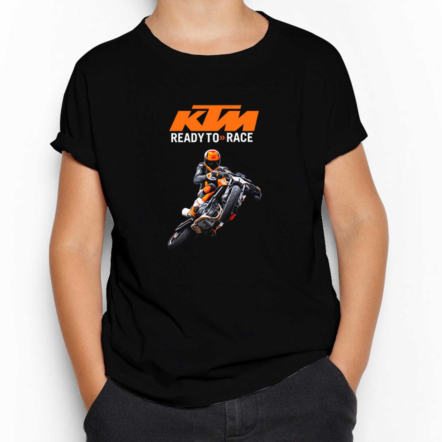 KTM Ready To Race Moto Siyah Çocuk Tişört