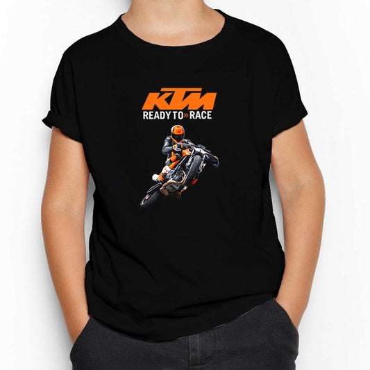 KTM Ready To Race Moto Siyah Çocuk Tişört