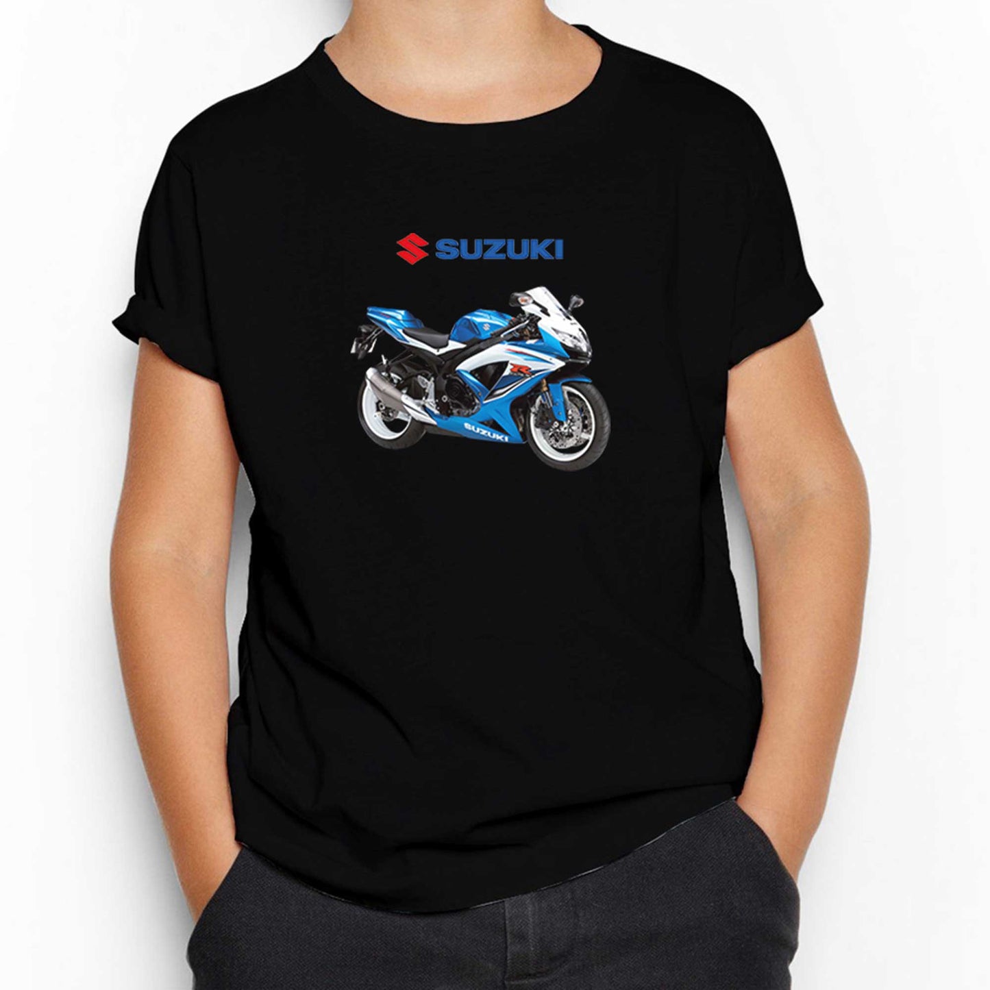 Suzuki GSX R600 Siyah Çocuk Tişört