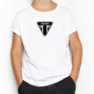 Triumph Motorcycles Ltd Beyaz Çocuk Tişört