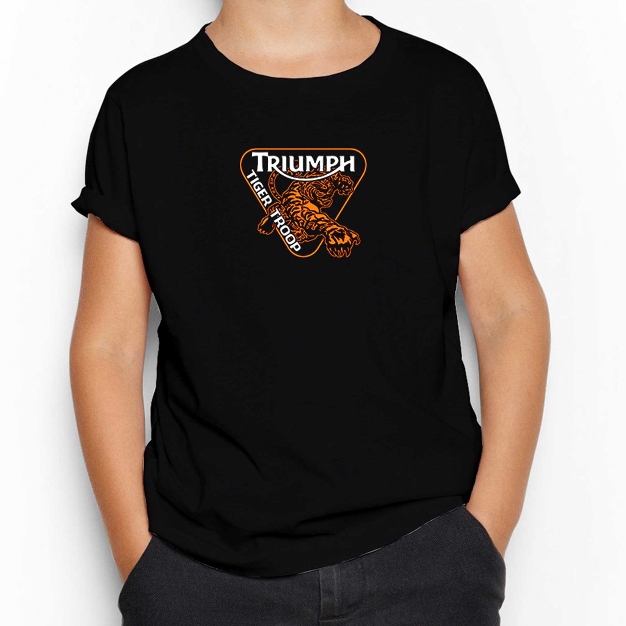Triumph Tiger Troop Siyah Çocuk Tişört