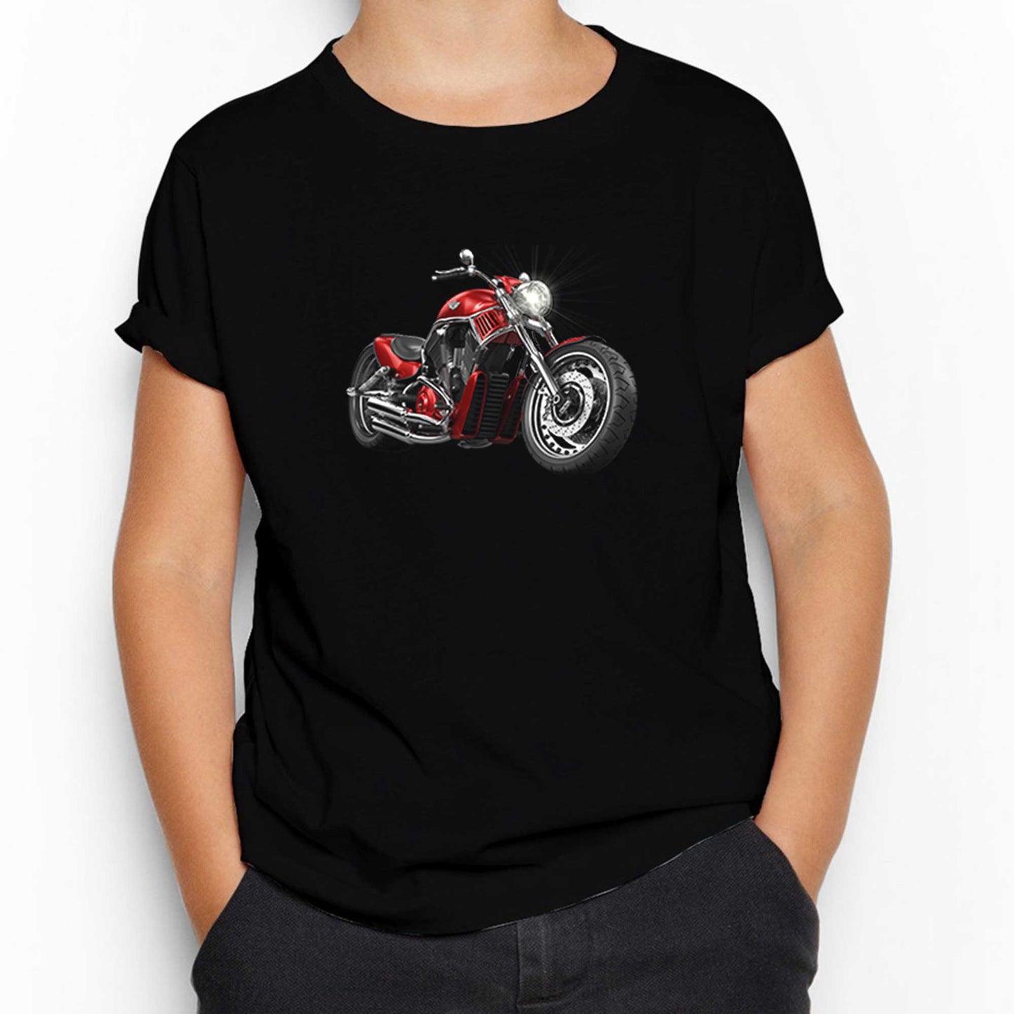 Chopper Cruiser Siyah Çocuk Tişört