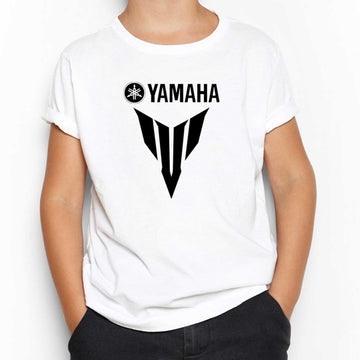 Yamaha MT07 Black Beyaz Çocuk Tişört