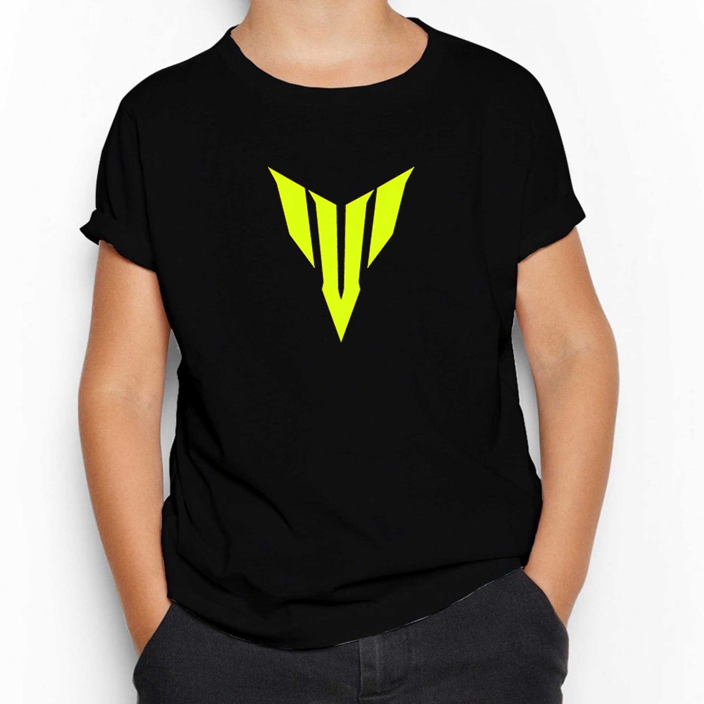 Yamaha Neon Logo Siyah Çocuk Tişört