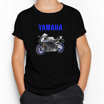 Yamaha Text R1M Siyah Çocuk Tişört