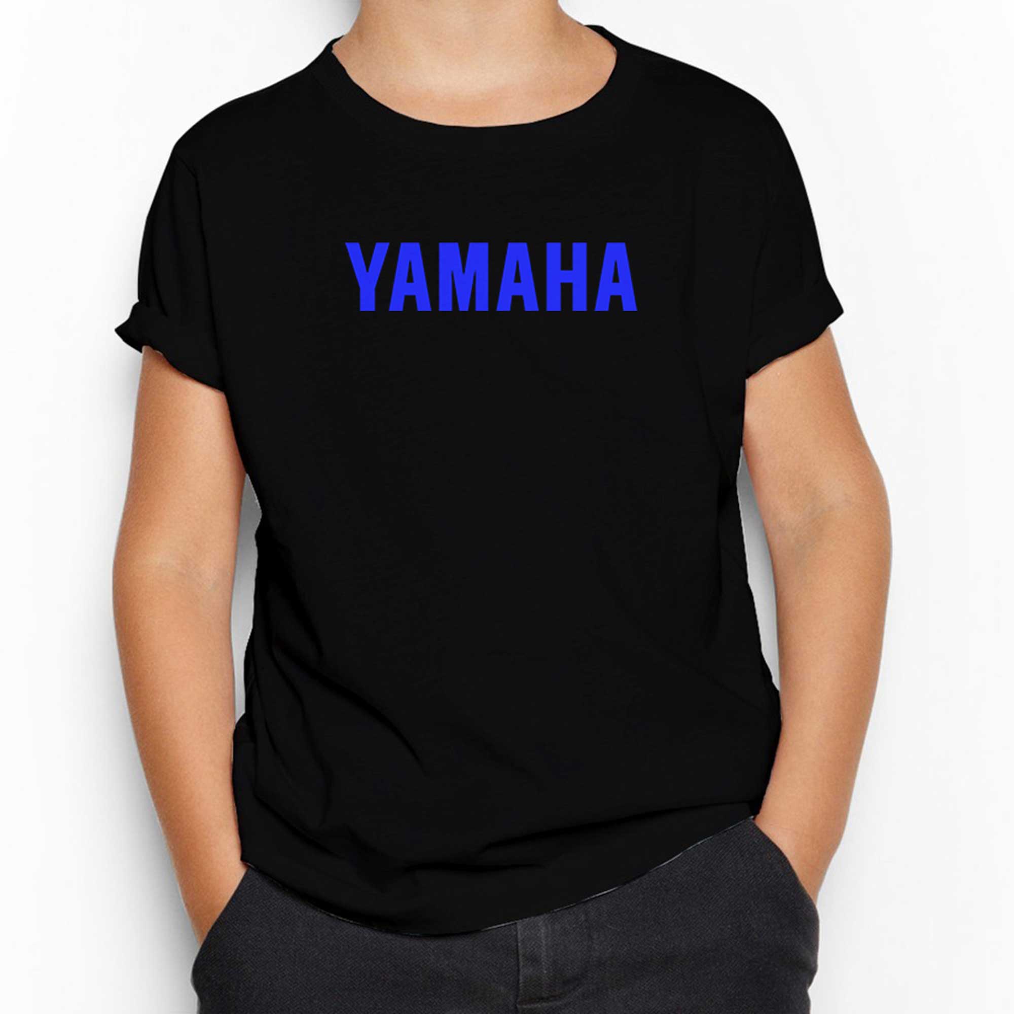 Yamaha Text Blue Siyah Çocuk Tişört