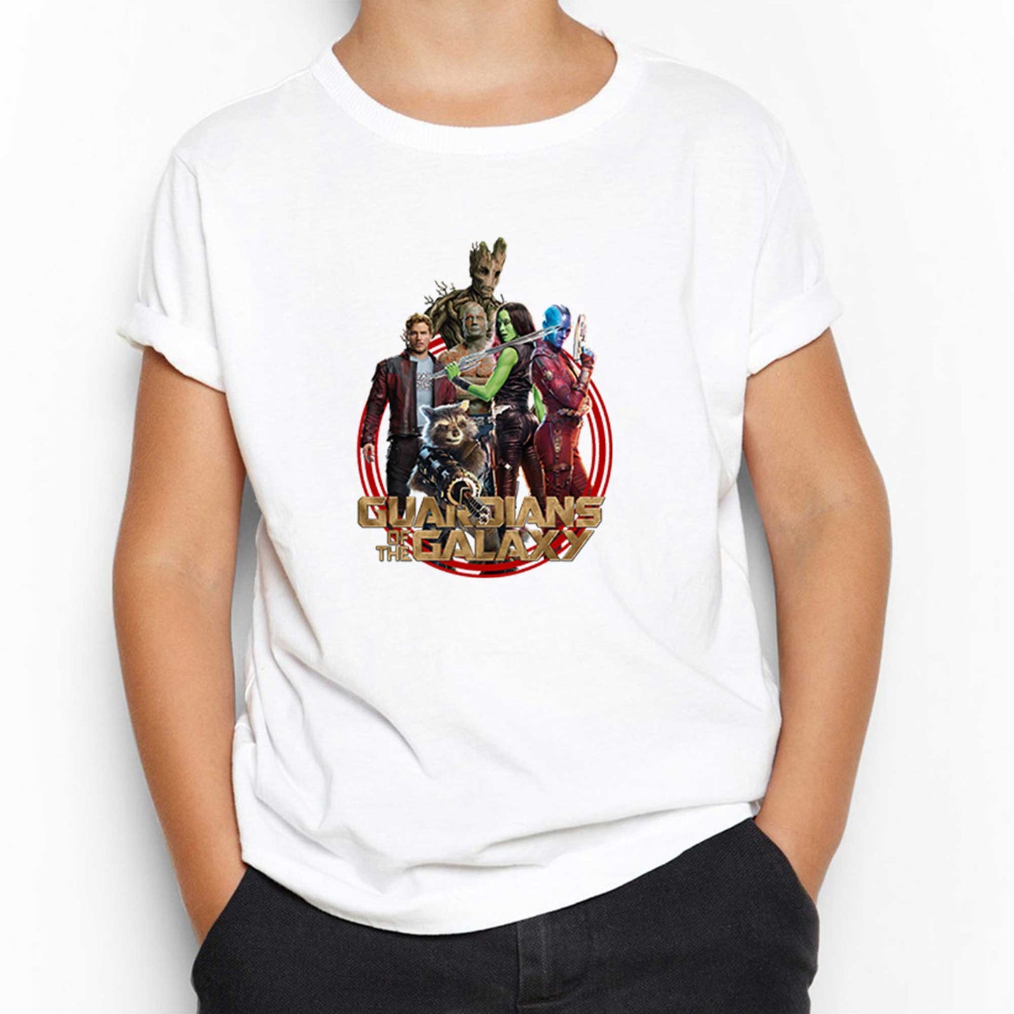 Galaksinin Koruyucuları Team Beyaz Çocuk Tişört