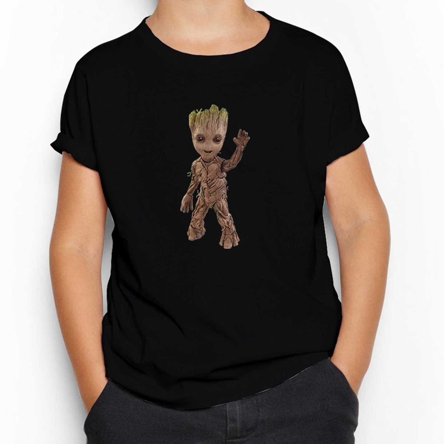 Groot Baby Siyah Çocuk Tişört
