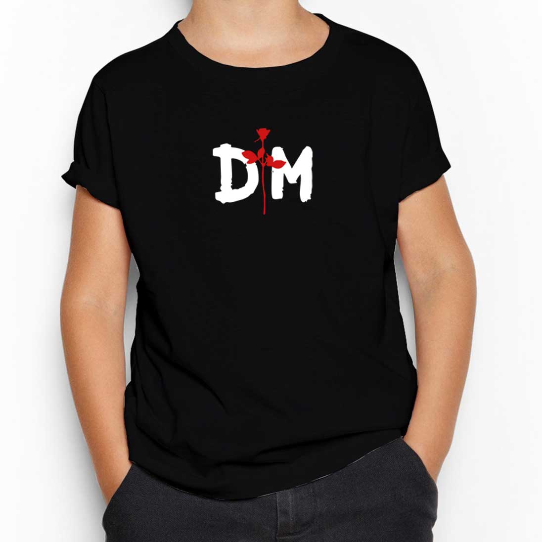 Depeche Mode Logo Siyah Çocuk Tişört