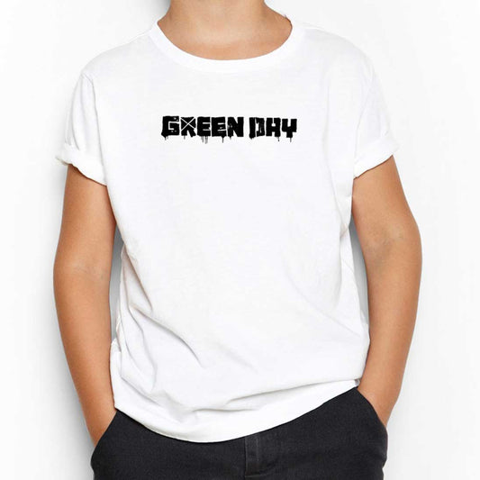 Green Day Logo Beyaz Çocuk Tişört