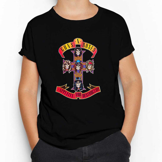 Guns N Roses Appetite for Destruction Siyah Çocuk Tişört