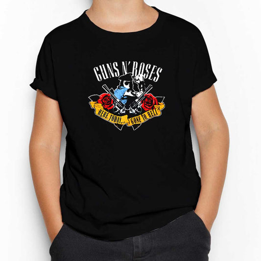 Guns N' Roses Gone to Hell Siyah Çocuk Tişört