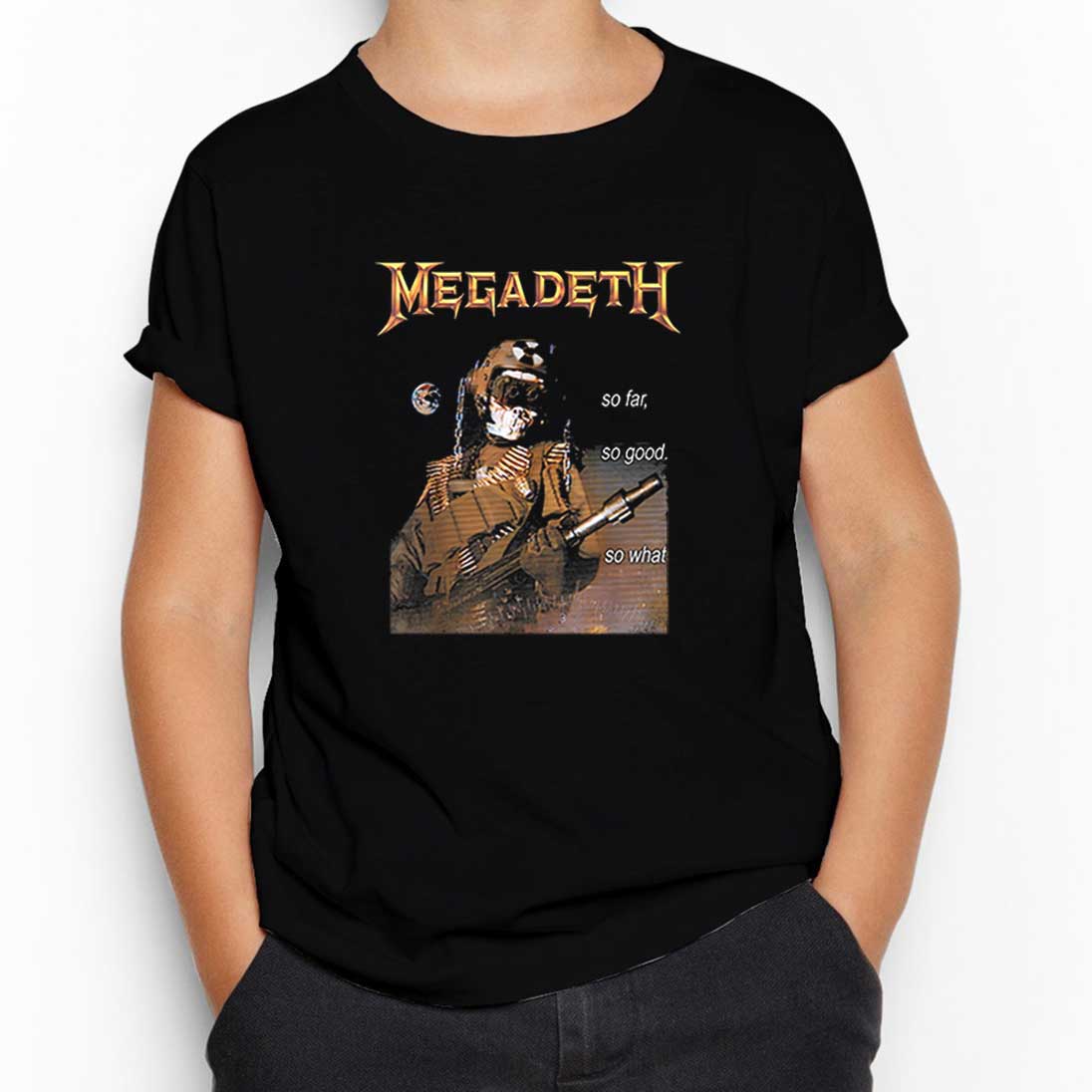 Megadeth So Far So Good Siyah Çocuk Tişört