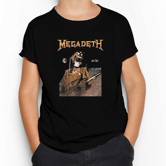 Megadeth So Far So Good Siyah Çocuk Tişört