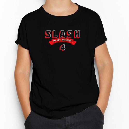 Slash 4 Album Siyah Çocuk Tişört