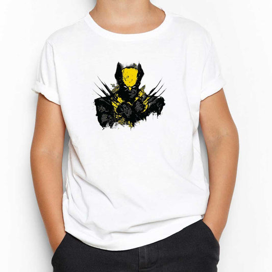 Wolverine Splash Beyaz Çocuk Tişört