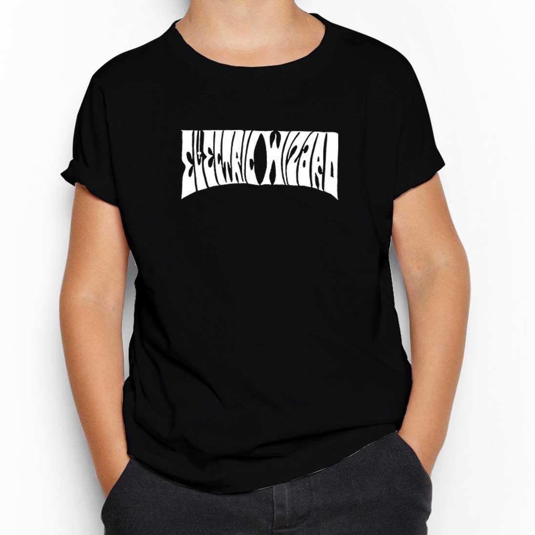 Electric Wizard Text Siyah Çocuk Tişört