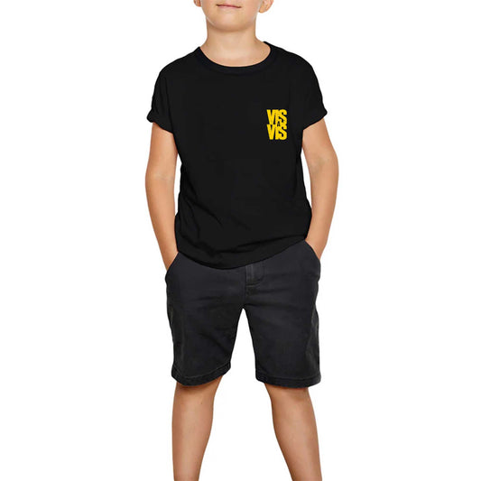 Vis A Vis Logo Siyah Çocuk Tişört