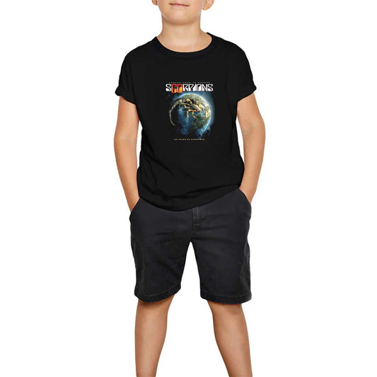 Scorpions 60 Years of Scorpions Siyah Çocuk Tişört