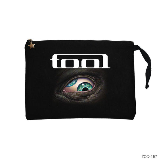 Tool Eye Siyah Clutch Astarlı Cüzdan / El Çantası