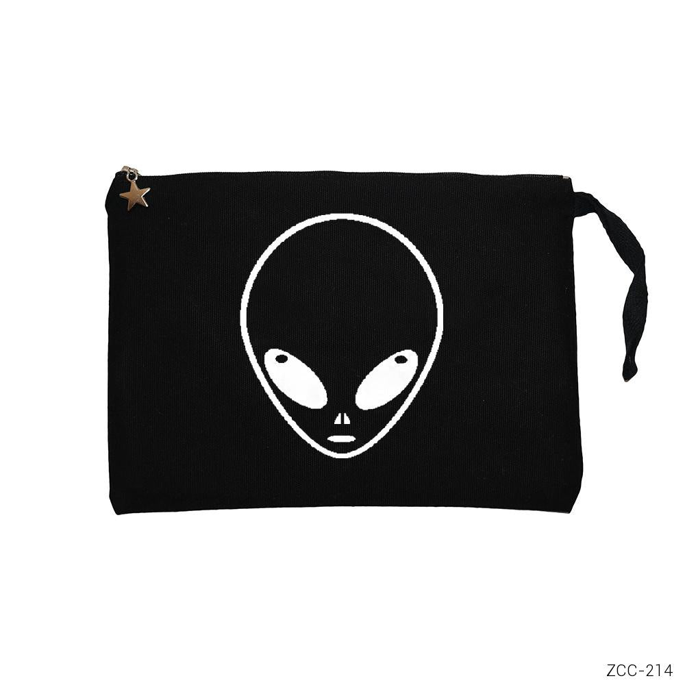 Alien Siyah Clutch Astarlı Cüzdan / El Çantası