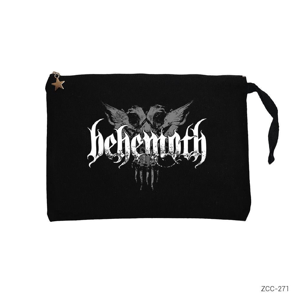 Behemoth Group Siyah Clutch Astarlı Cüzdan / El Çantası