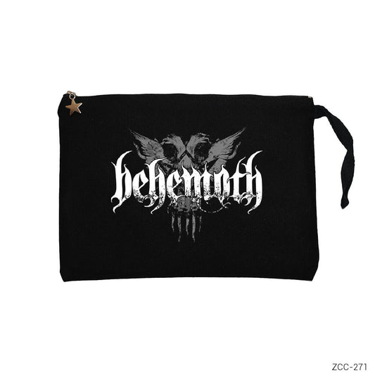 Behemoth Group Siyah Clutch Astarlı Cüzdan / El Çantası