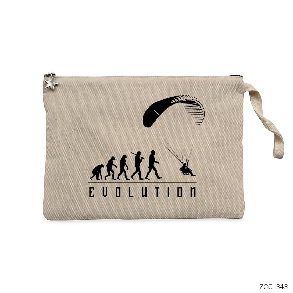 Paracuthe Evolution Krem Clutch Astarlı Cüzdan / El Çantası