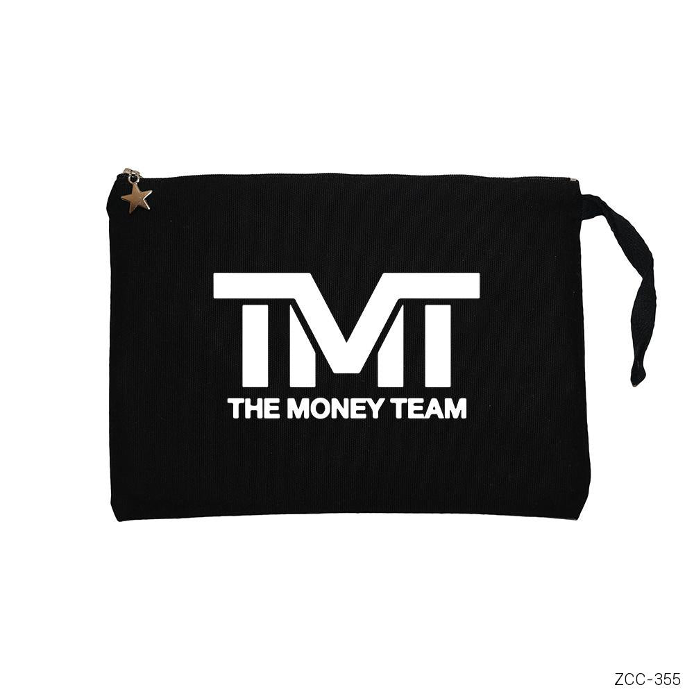 TMT The Money Team Logo Siyah Clutch Astarlı Cüzdan / El Çantası