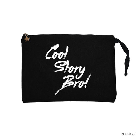 Cool Story Bro Siyah Clutch Astarlı Cüzdan / El Çantası