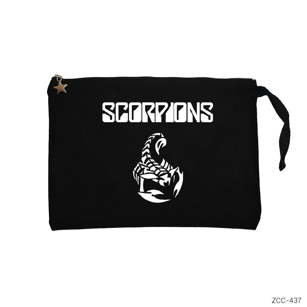 Scorpions Siyah Clutch Astarlı Cüzdan / El Çantası