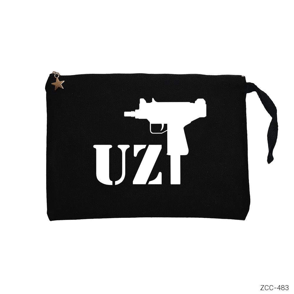 Uzi Underground Siyah Clutch Astarlı Cüzdan / El Çantası