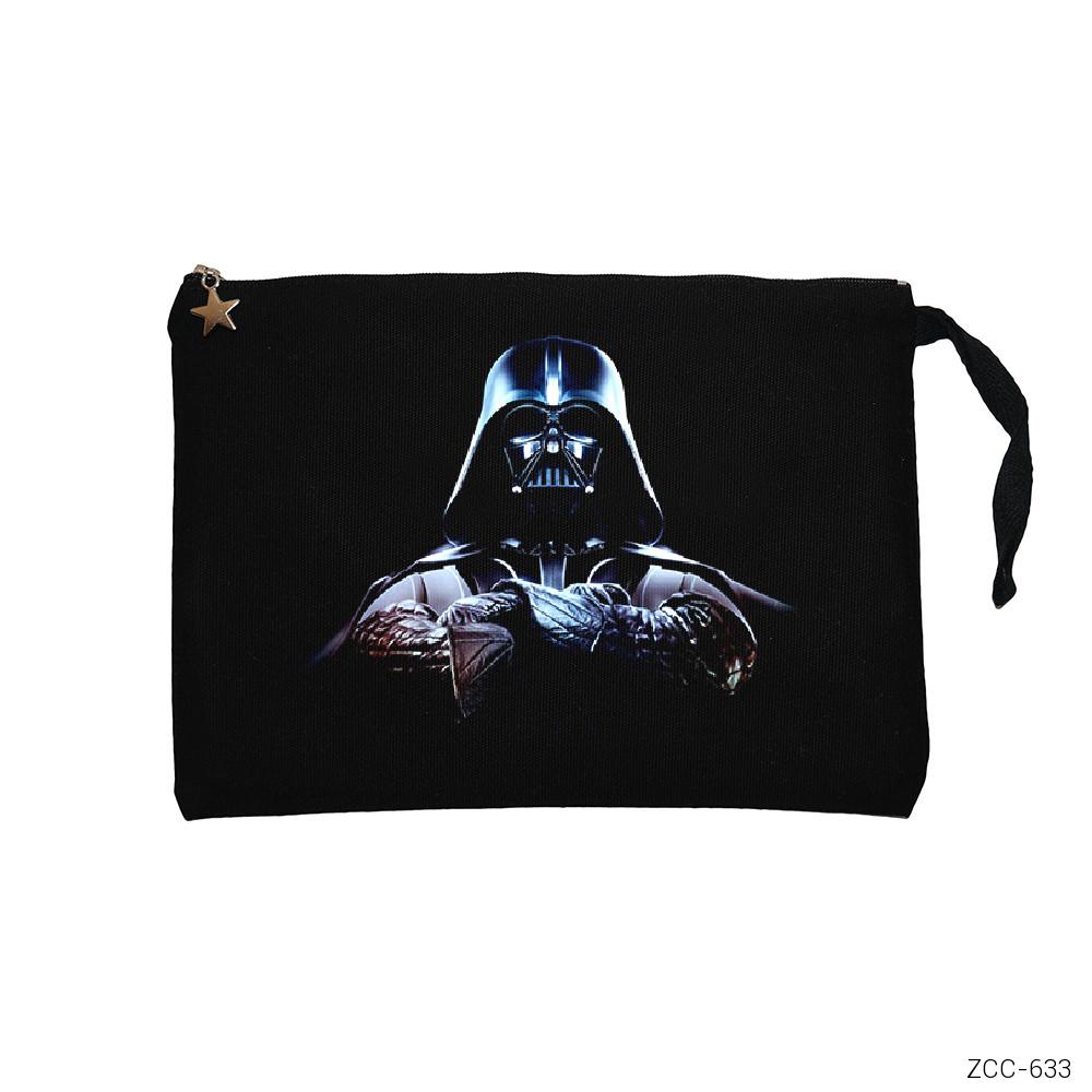 Star Wars Darth Vader Siyah Clutch Astarlı Cüzdan / El Çantası