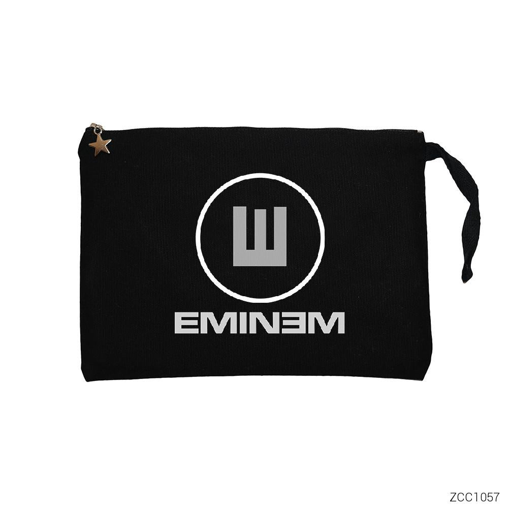 Eminem E 2 Siyah Clutch Astarlı Cüzdan / El Çantası
