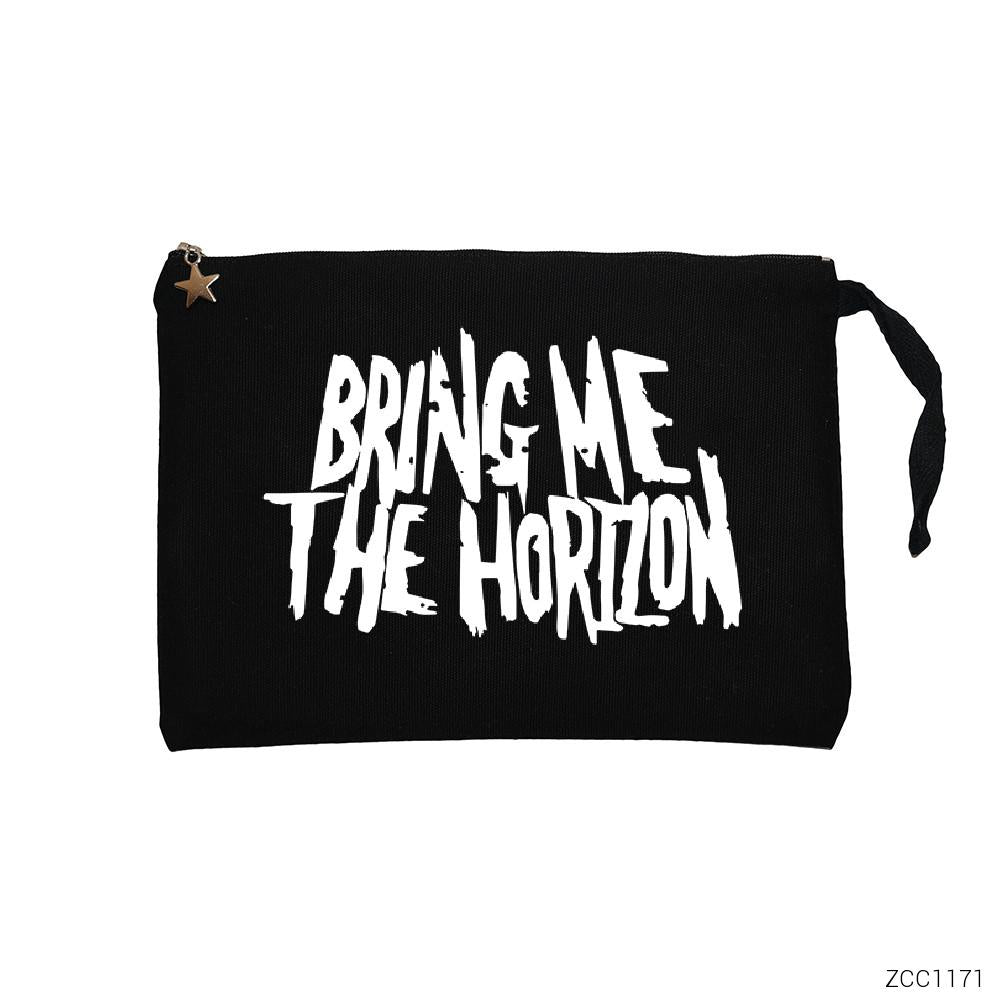 Bring Me The Horizon Classic Siyah Clutch Astarlı Cüzdan / El Çantası