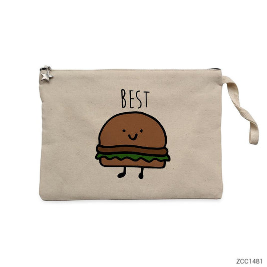 BFF Best Krem Clutch Astarlı Cüzdan / El Çantası