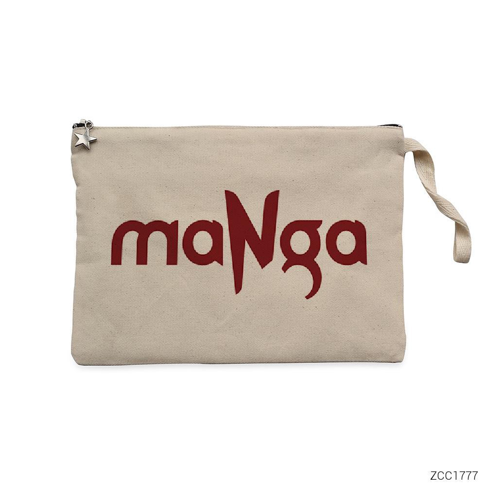 Manga Krem Clutch Astarlı Cüzdan / El Çantası