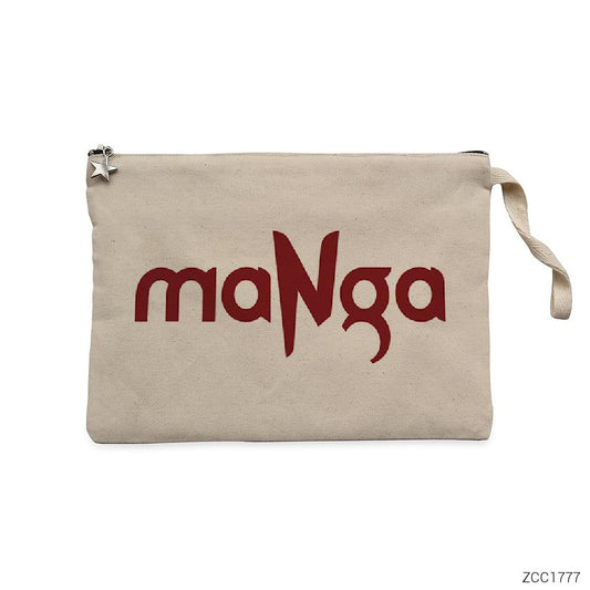 Manga Krem Clutch Astarlı Cüzdan / El Çantası