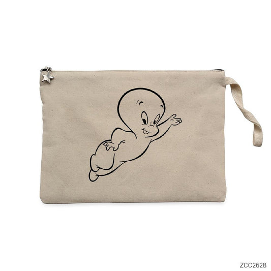 Casper Flying Krem Clutch Astarlı Cüzdan / El Çantası