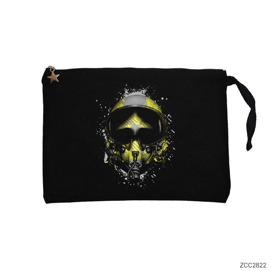 Solo Türk Dark Pilot Siyah Clutch Astarlı Cüzdan / El Çantası