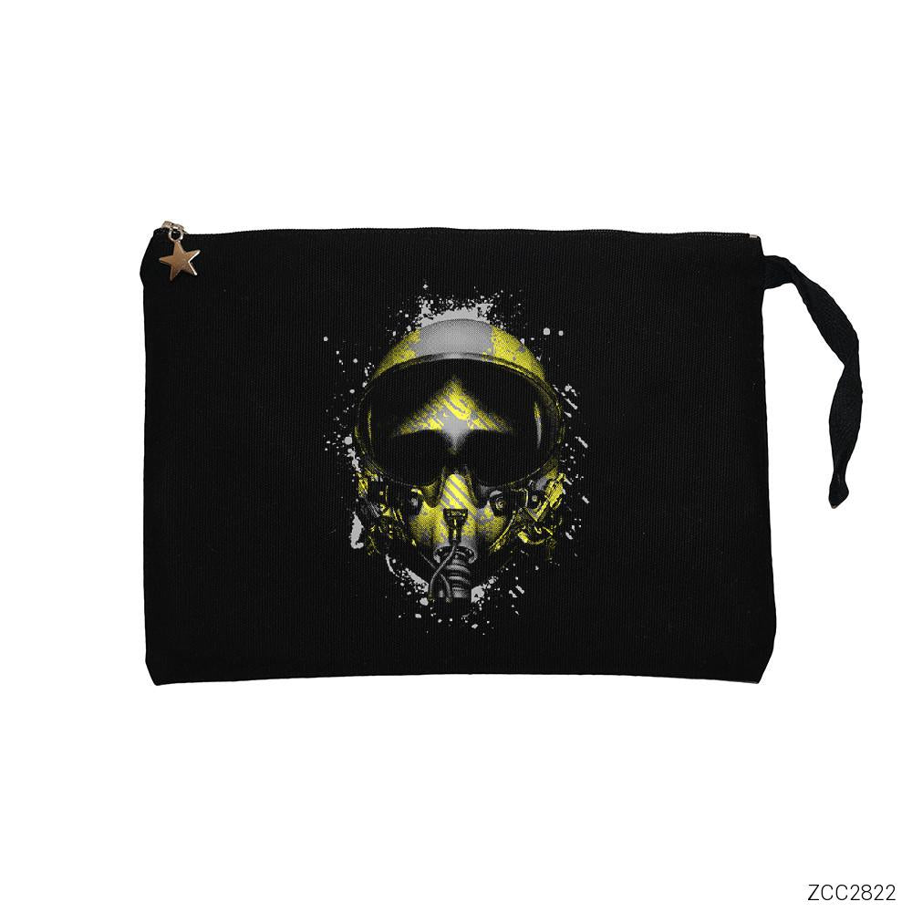 Solo Türk Dark Pilot Siyah Clutch Astarlı Cüzdan / El Çantası