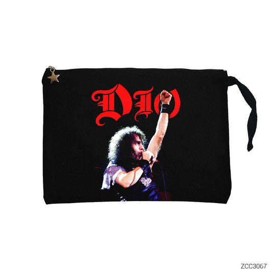 Dio We Rock Siyah Clutch Astarlı Cüzdan / El Çantası