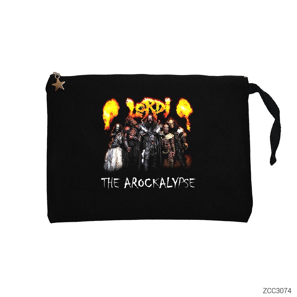 Lordi The Arockalypse Hard Rock Hallelujah Siyah Clutch Astarlı Cüzdan / El Çantası
