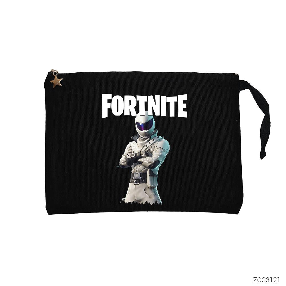 Fortnite Overtaker Siyah Clutch Astarlı Cüzdan / El Çantası