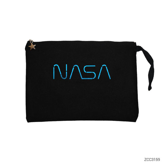 Nasa Lite Siyah Clutch Astarlı Cüzdan / El Çantası