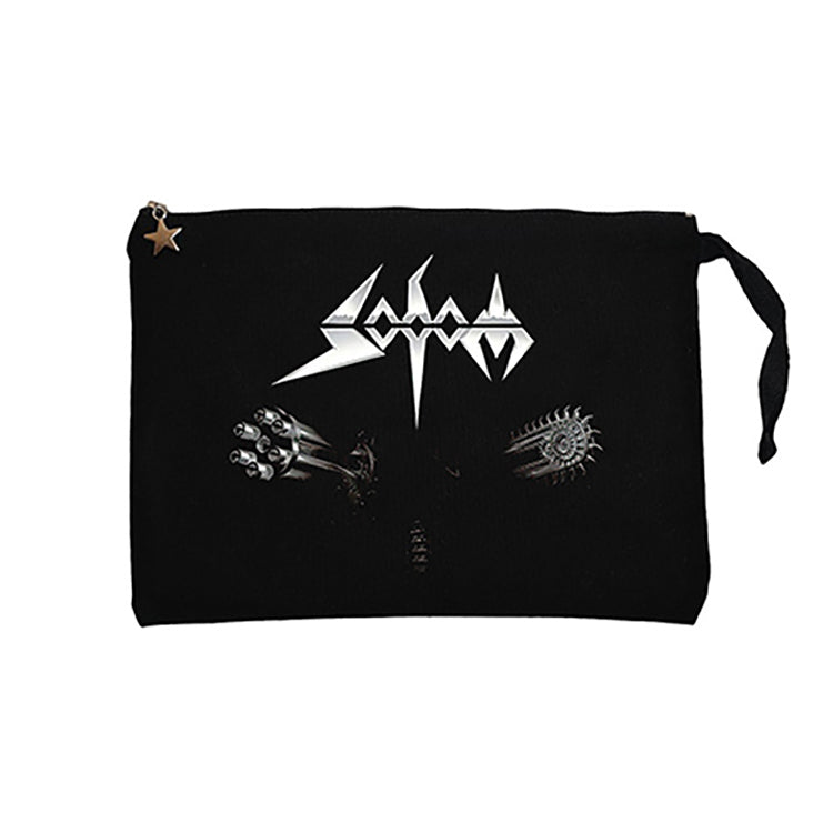 Sodom 2006 Sodom Siyah Clutch Astarlı Cüzdan / El Çantası