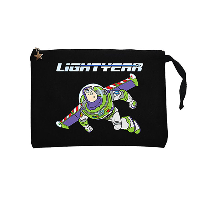 Lıghtyear Flying Siyah Clutch Astarlı Cüzdan / El Çantası