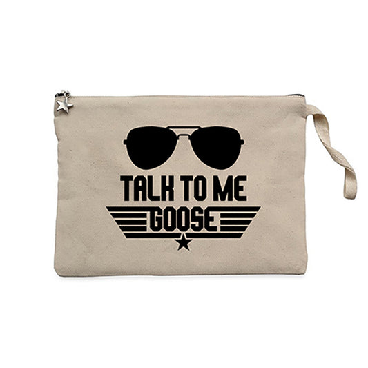 Top Gun Talk To Me Krem Clutch Astarlı Cüzdan / El Çantası