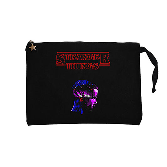 Stranger Things Dream Siyah Clutch Astarlı Cüzdan / El Çantası